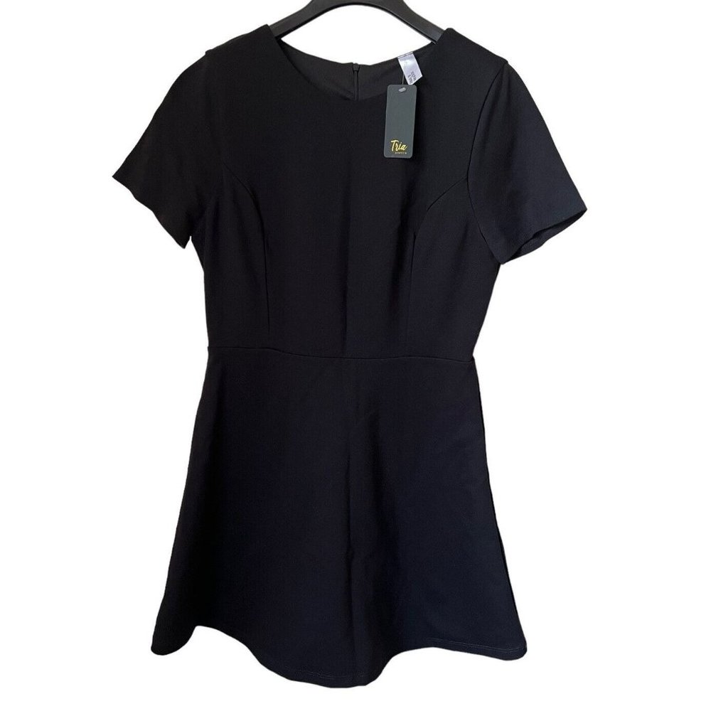 Tria By Sophie And Trey Boutique Black Dress Size Large NWT